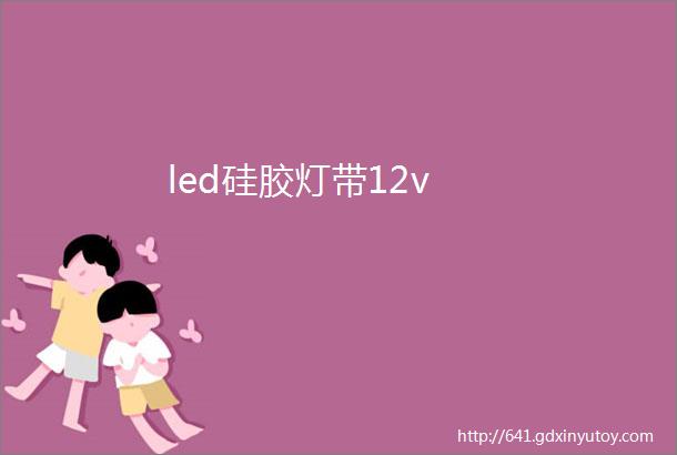 led硅胶灯带12v